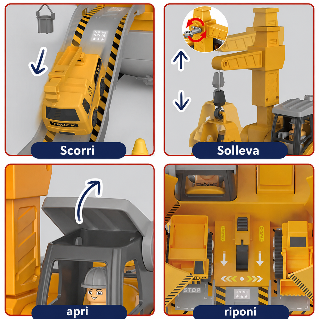 Set completo Master Builder Engineer con tutti i pezzi e accessori inclusi