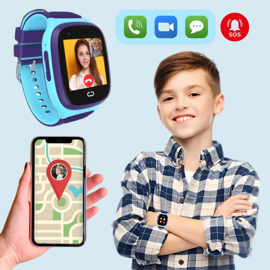 Smartwatch GPS FALIVELLI con contapassi e monitor frequenza cardiaca per bambini attivi