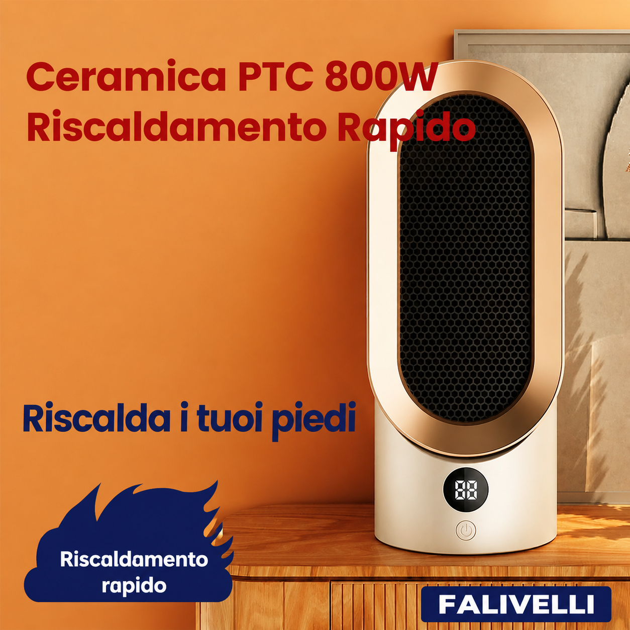 Design elegante e moderno di HogarCalido Pro, perfetto per ogni ambiente domestico