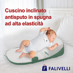 Tessuti morbidi e traspiranti del supporto inclinato per bambini