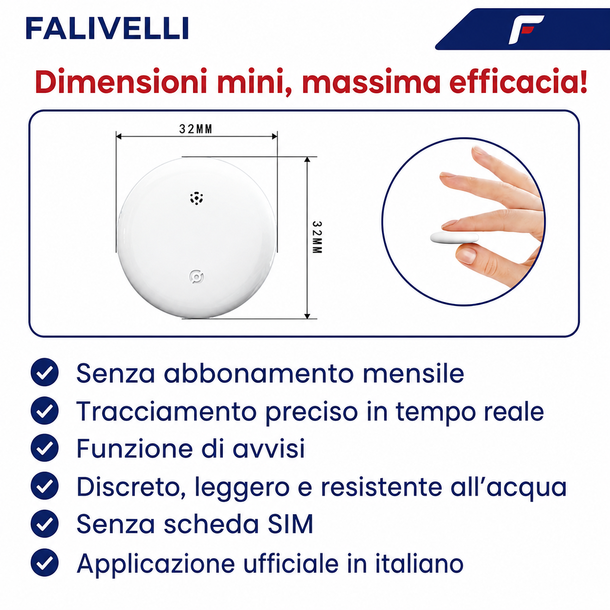 Design leggero e discreto del localizzatore GPS per bambini, comodo da indossare senza fastidi.