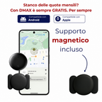 Notifiche di movimento sul telefono quando il tracker GPS rileva spostamenti non autorizzati