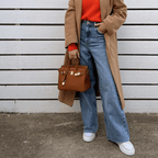 Borsa di lusso in pelle utilizzata come elegante accessorio quotidiano