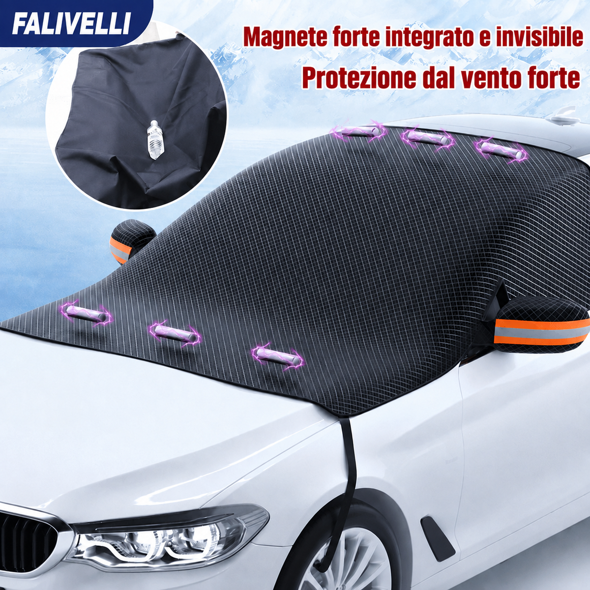 FrostShield™ - Protezione Magnetica Parabrezza Auto