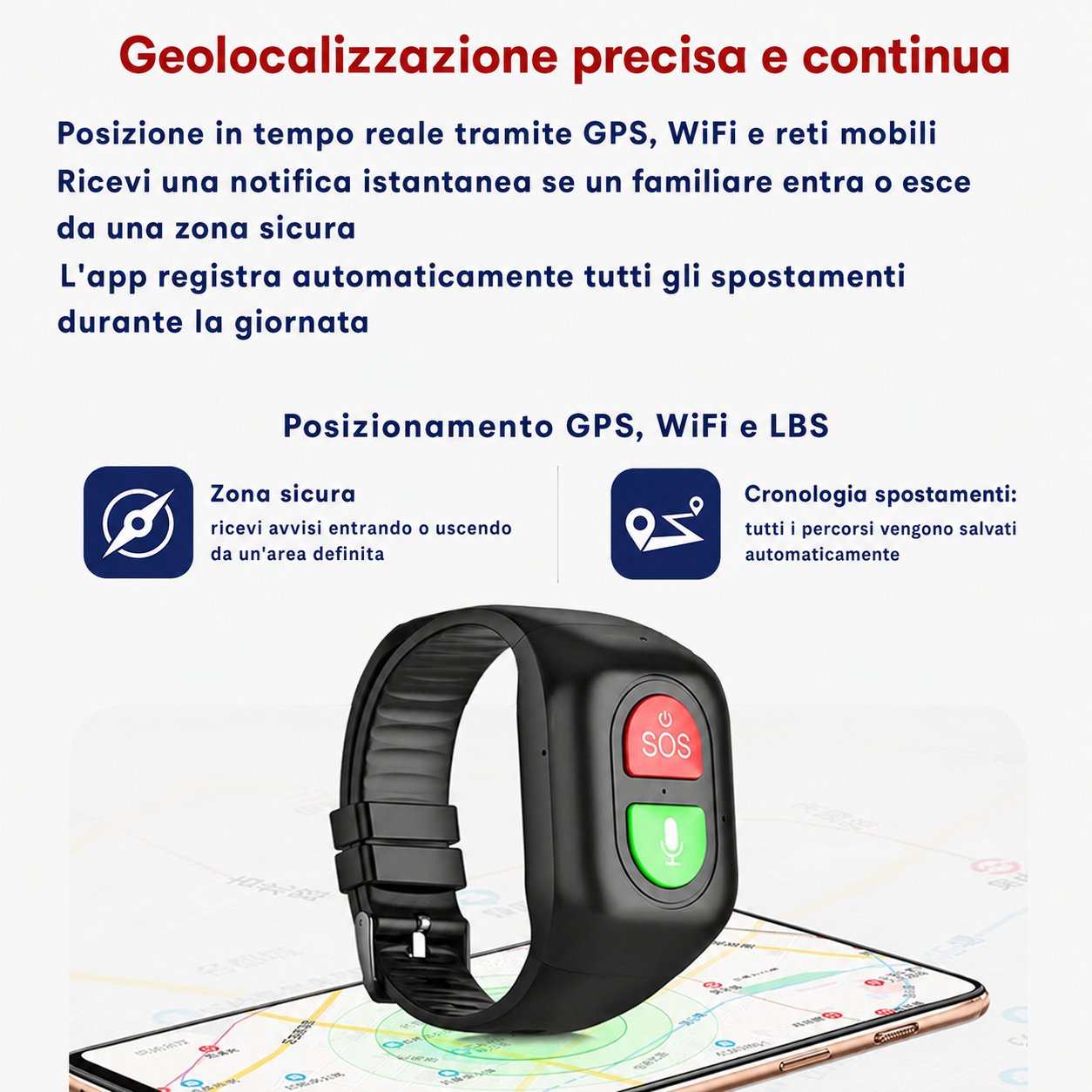 Smartwatch GPS 4G per anziani: sicurezza, salute e tranquillità per tutta la famiglia