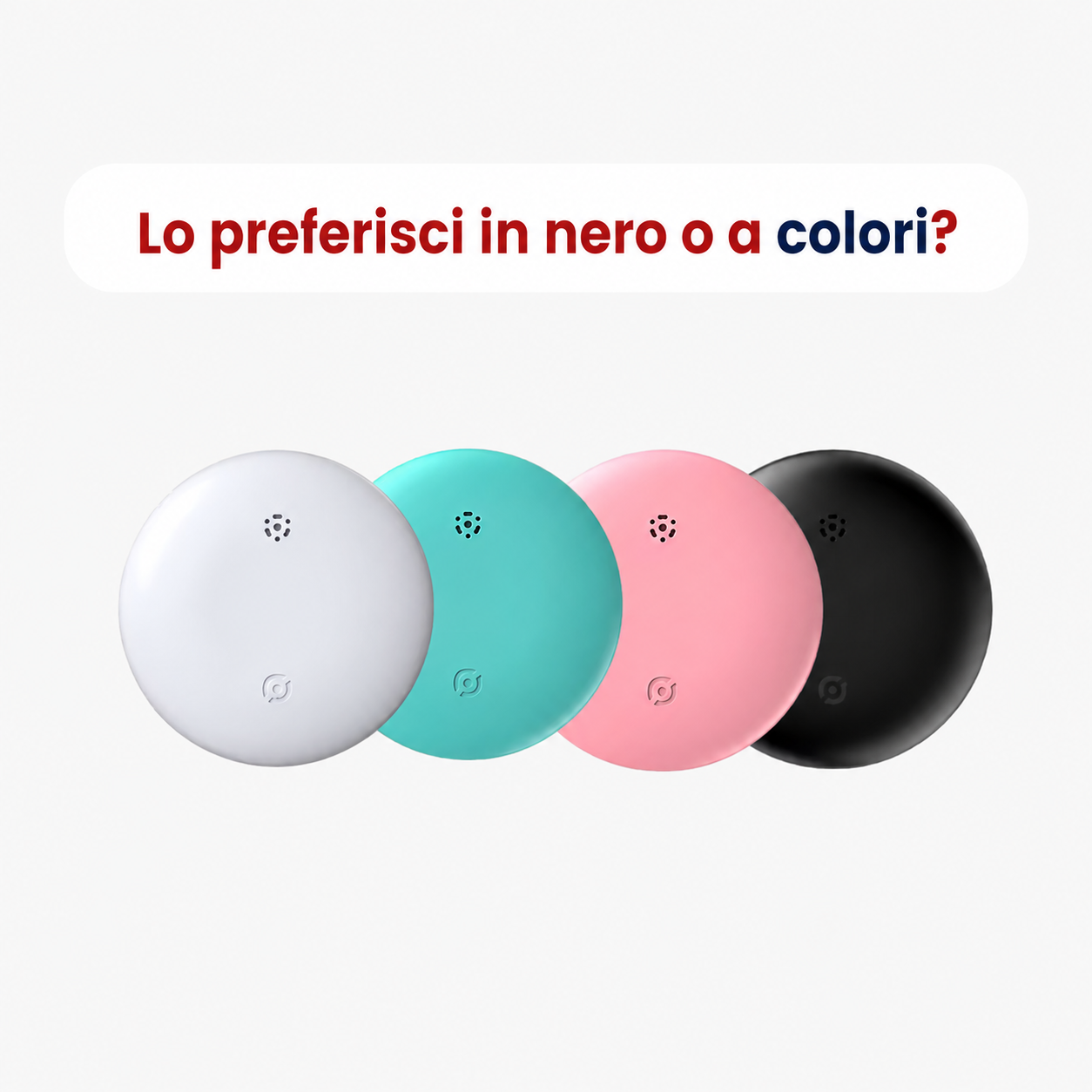 Contenuto completo della confezione: tracker GPS, supporto standard, supporto magnetico e batterie CR2032
