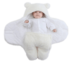 Coperta termica neonato con lembo apribile per cambio pannolino rapido