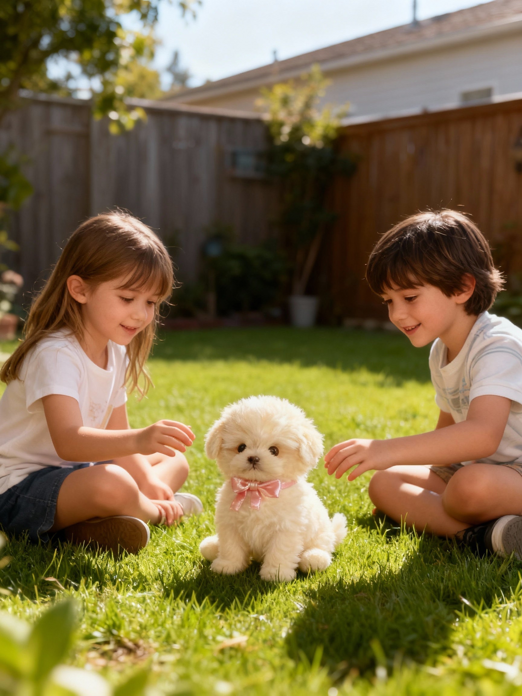 Nicoo cane robot bianco con confezione regalo inclusa nella scatola