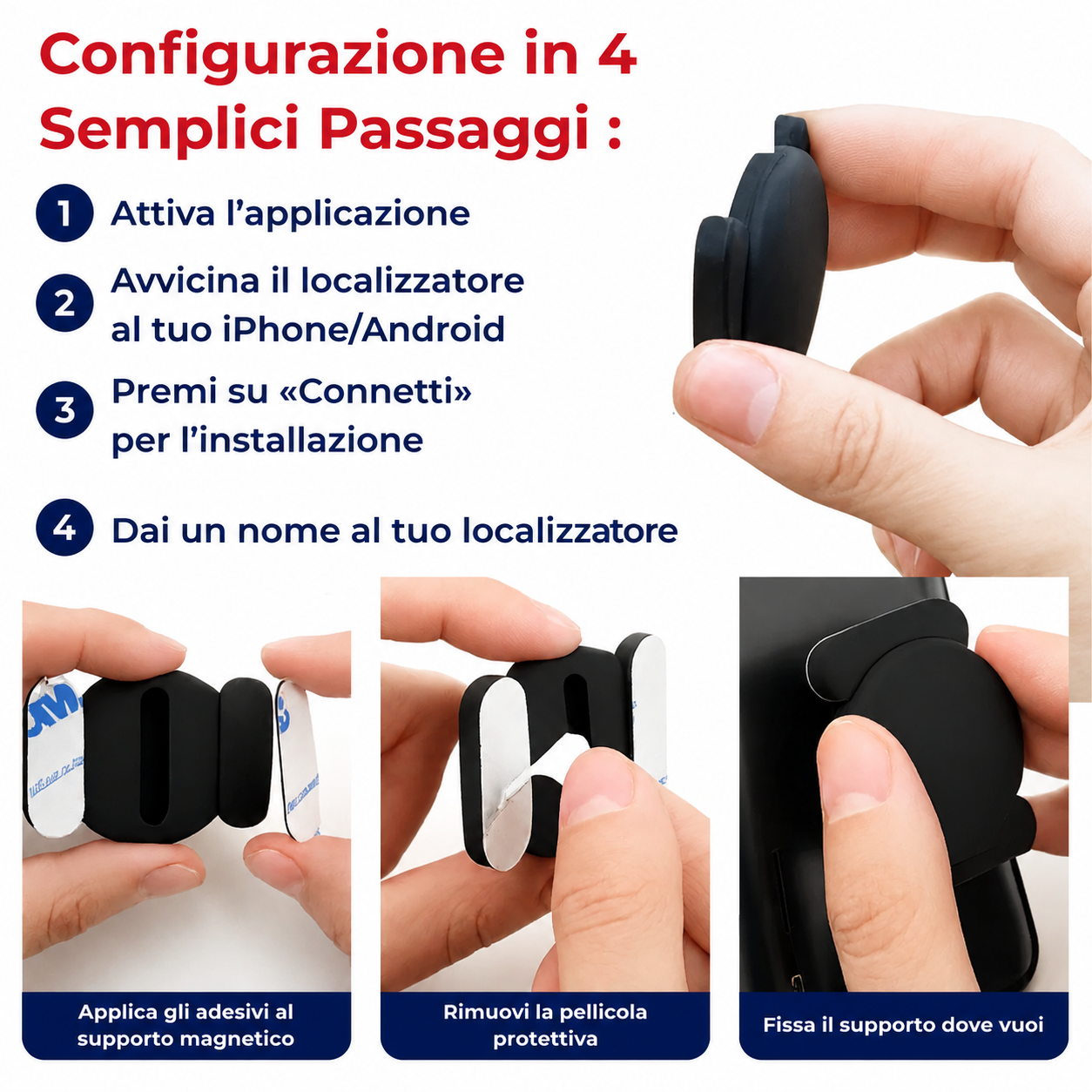Tracker GPS Anziani senza Canone – Funziona con iPhone e Android