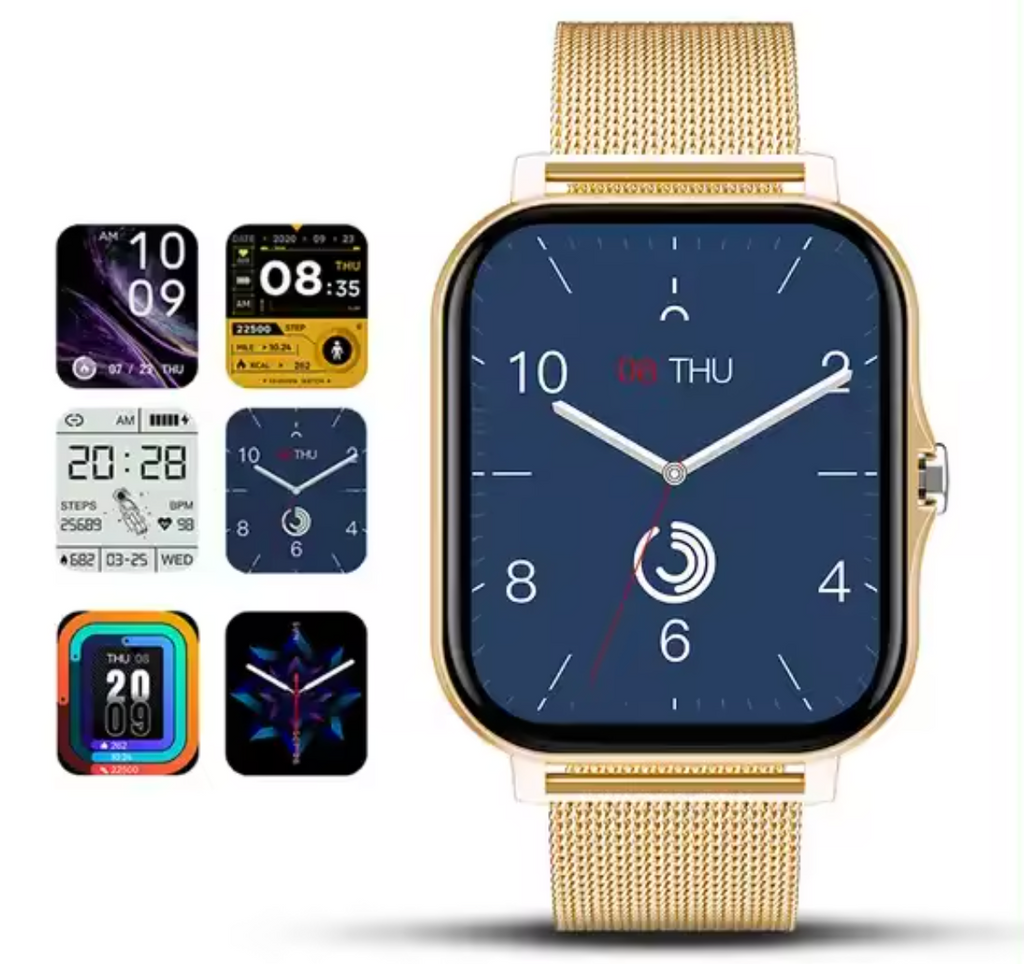 Orologio smart da donna con cavo di ricarica magnetico USB incluso