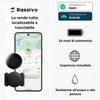 Tracker GPS per bambini con notifiche di zona sicura e controllo della posizione in tempo reale.