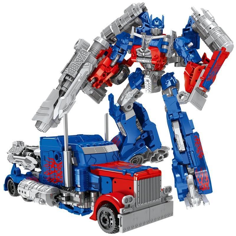 Confronto tra modalità robot e veicolo delle action figure Transformer