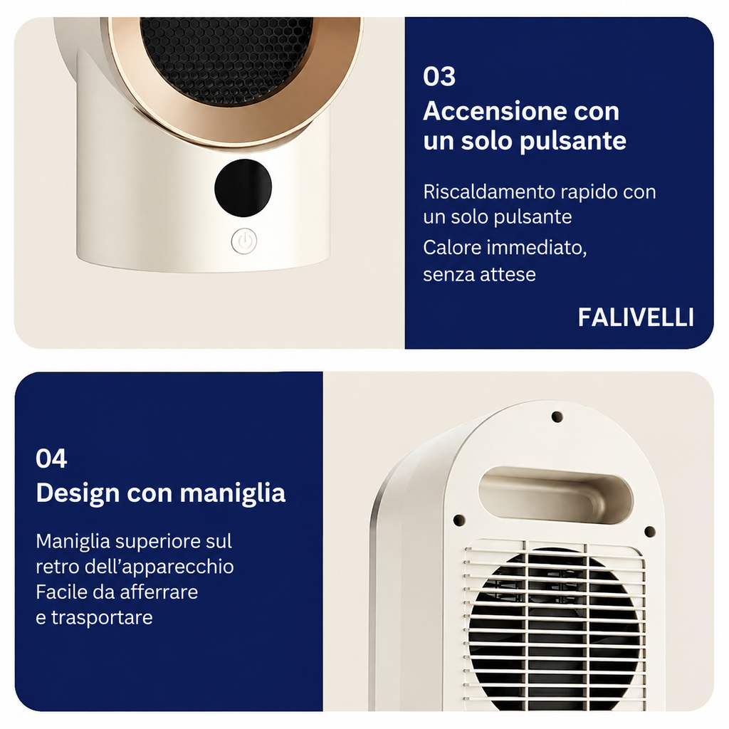 HogarCalido Pro in camera da letto, funzionamento silenzioso per notti confortevoli