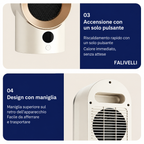 HogarCalido Pro in camera da letto, funzionamento silenzioso per notti confortevoli