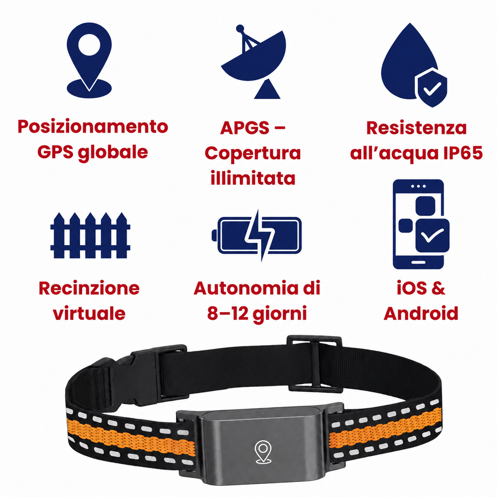 Sistema di localizzazione GPS per animali domestici con tecnologia GPS AGPS LBS