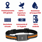 Localizzatore GPS per Animali – Traccia Cane e Gatto Ovunque, Senza Canone