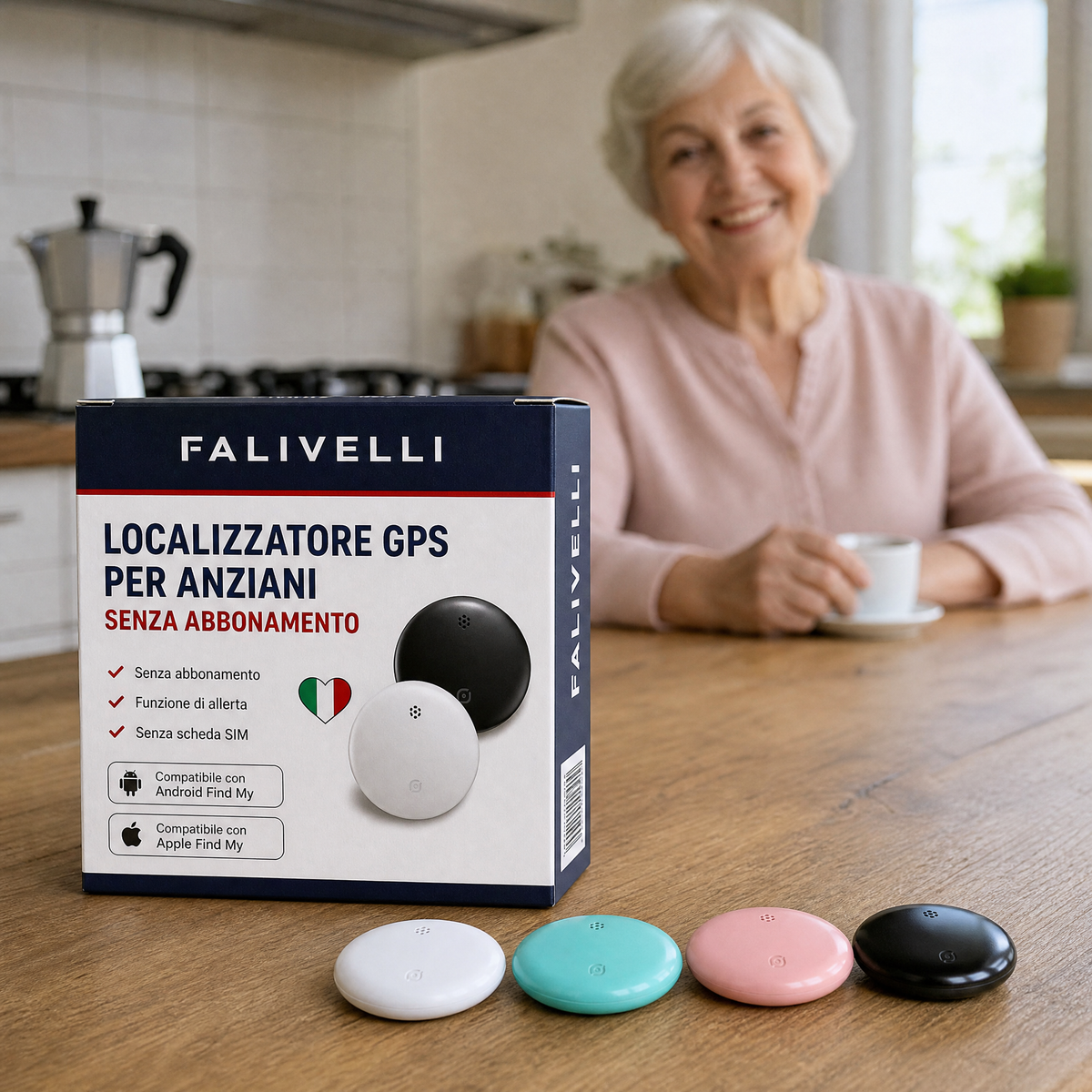 Tracker GPS Anziani senza Canone – Funziona con iPhone e Android