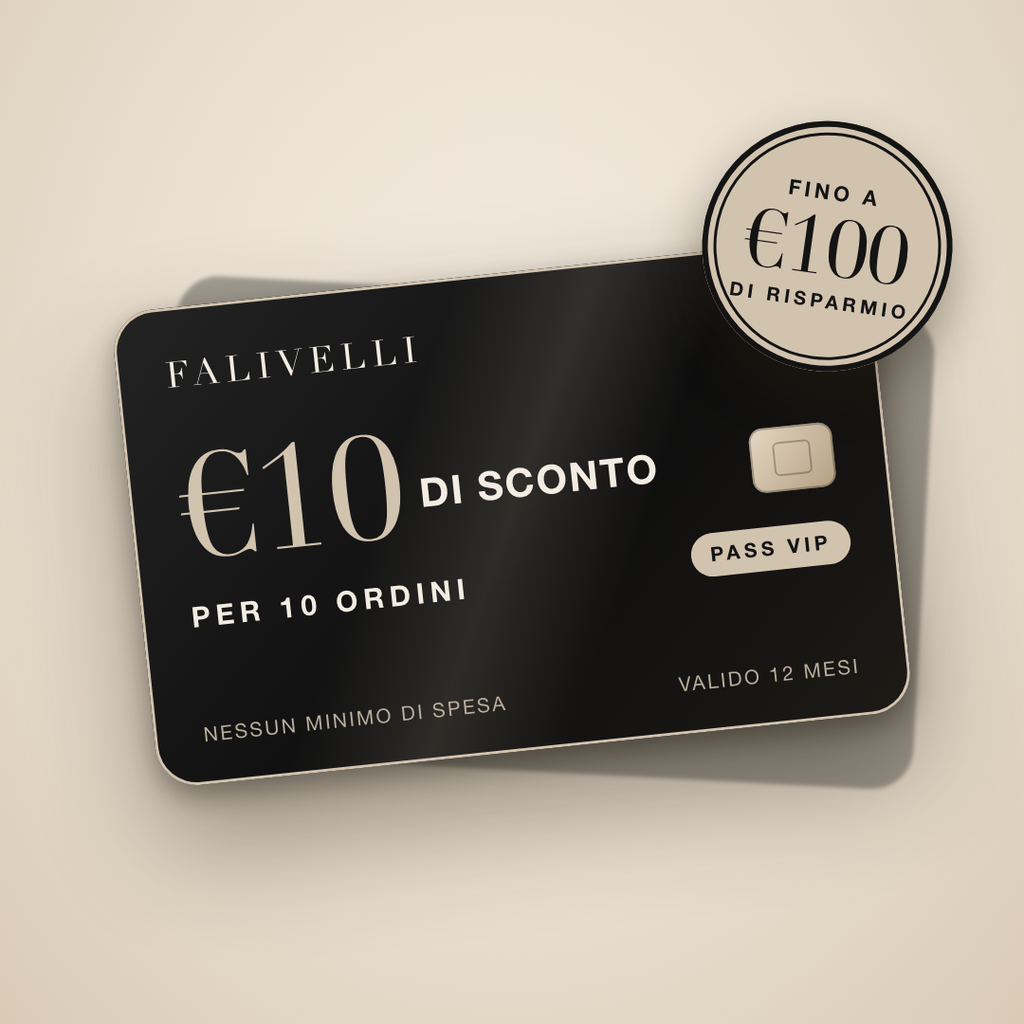 Pass VIP Falivelli: €10 di sconto per 10 ordini, fino a €100 di risparmio